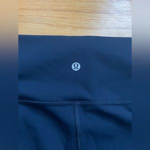 Lululemon Navy Blue Low Rise Align Athletica Leggings Size 10